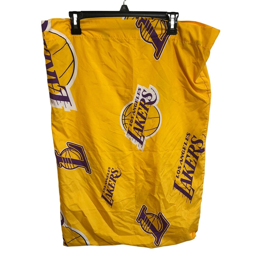 NBA Los Angeles Lakers Pillowcase Unisex Standard Yellow Basketball Sports Decor